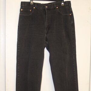 MENS LEVIS 550 RELAXED FIT - WASHED BLACK